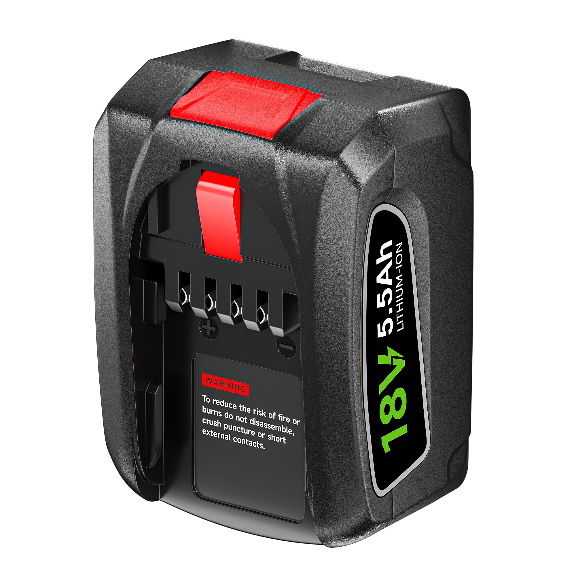 18V 5.5A AH Batteria per Bosch PBA/PSB/PSR serie, AL1880CV AL18815CV AL1830CV, batteria di sostituzione per rifiniture di siepi, cacciaviti a cordone, cacciaviti per trapani