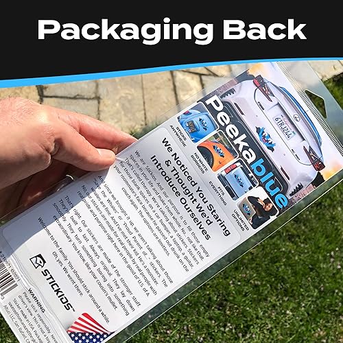 Miniatura 9 de Stickios Pegatinas de parachoques para automóviles  Peeking Monster Funny Car Sticker 11 x 4.25 pulgadas  Calcomanía de vinilo impermeable para