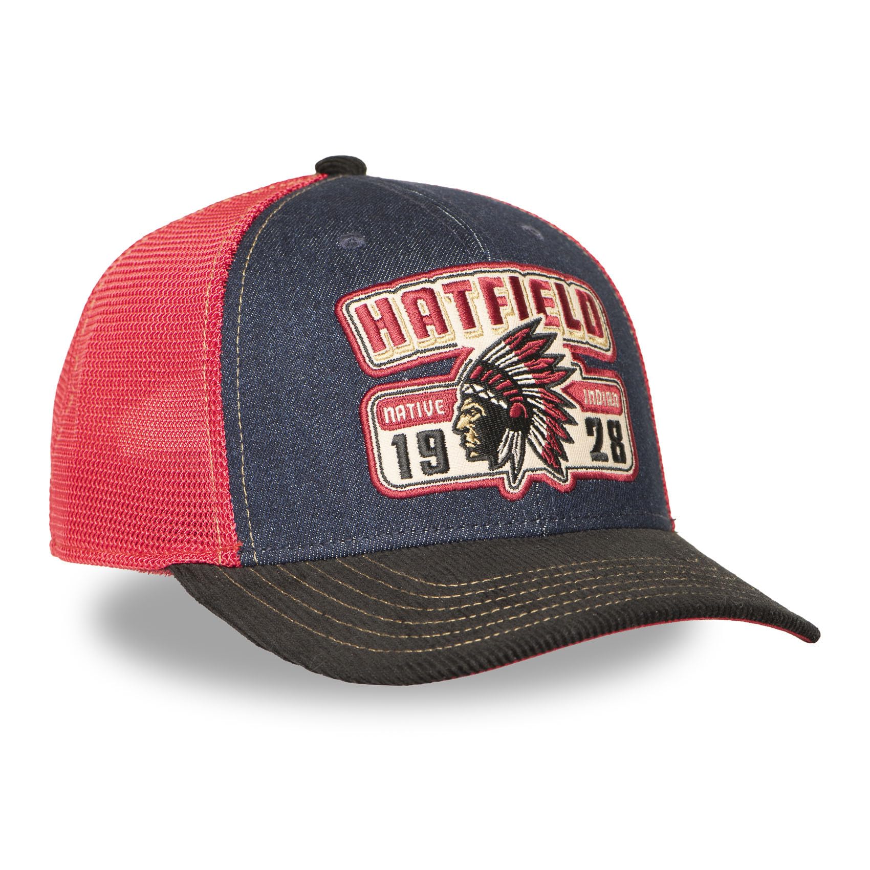 Hatfield Czapka męska i damska, czapka z daszkiem Outlaw Skull, regulowana przez Snapback