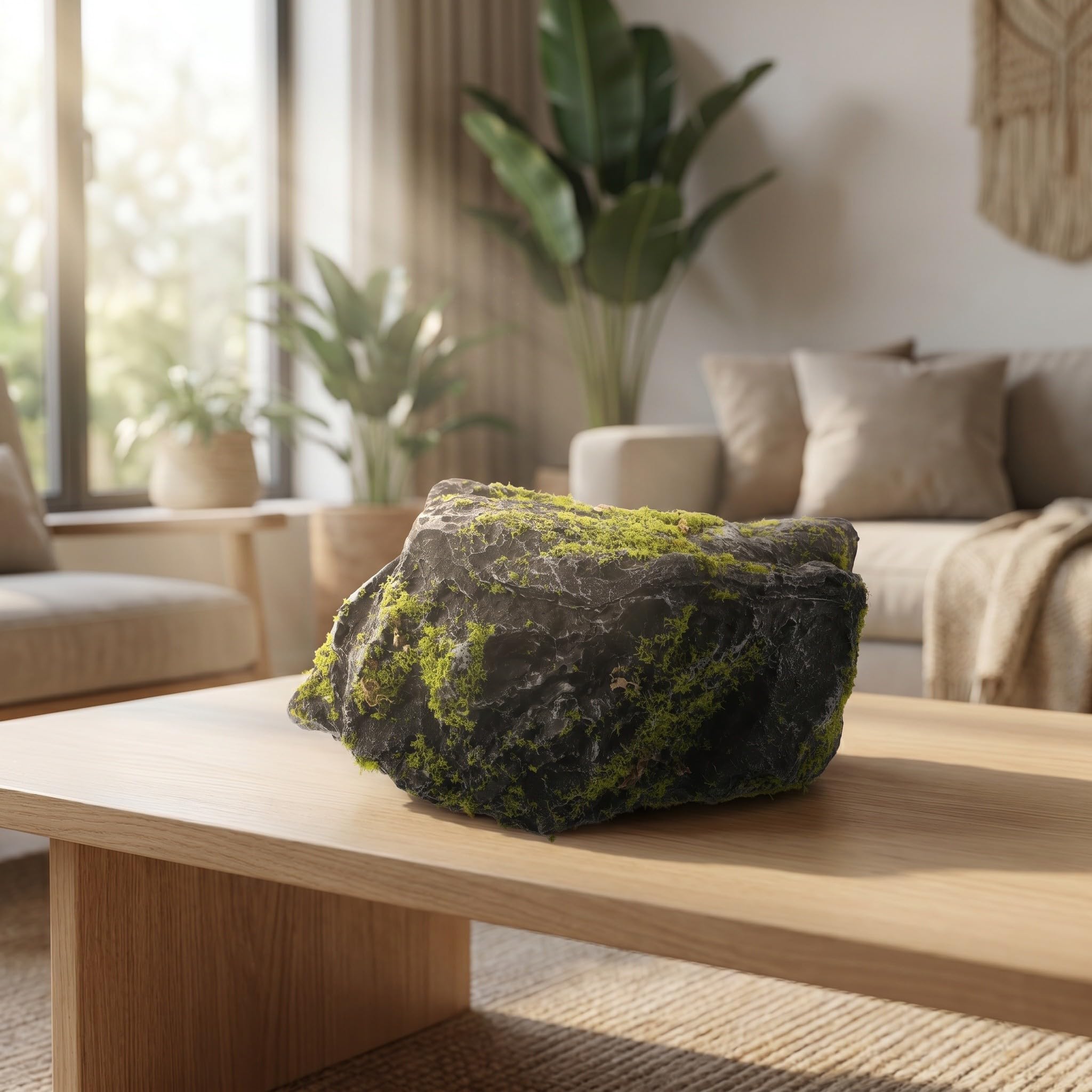 Artibetter Rocce di Muschio Artificiale: finte Pietre Decorative di Muschio Verde per la tavola di Pasqua - Accessori per Micro diorami - Accessori per Giardino delle Fate e Acquario in Stile Zen