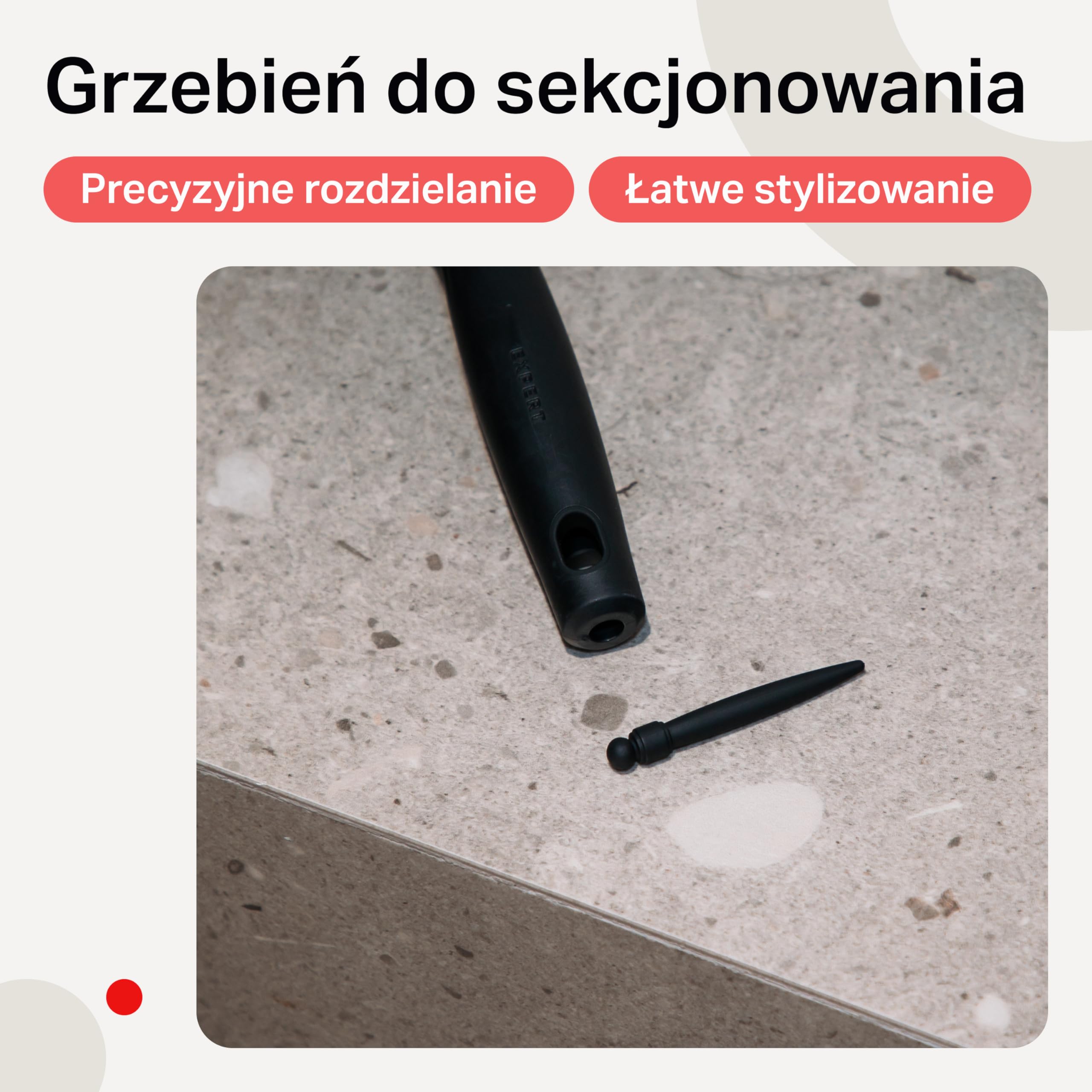Olivia Garden Expert Blowout Speed Black Label – Matowa czerń - 55 - Ceramiczna okrągła szczotka z wyjątkowo długim korpusem do 25% szybszego modelowania