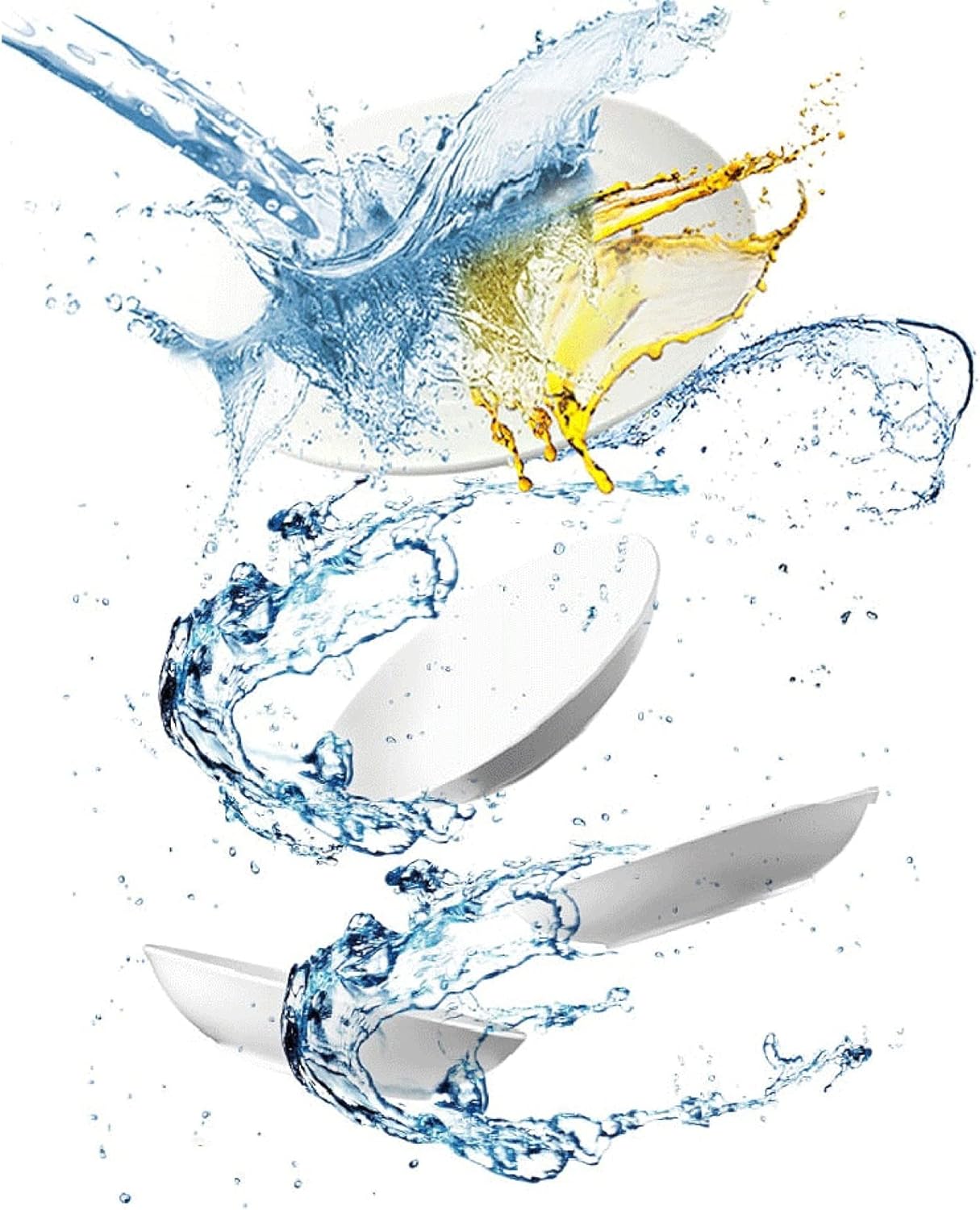 Ultrasonic Dishwasher, Mini Automatic Installation-Free Dishwasher God, Fruit and Vegetable Washing Machine SkyBlue(wirelesscharging)