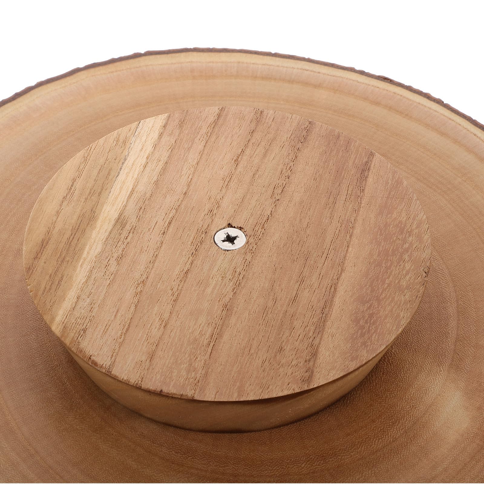 BESTYASH Runder Holz Kuchenständer, eleganter Dessertteller mit drehbarer Funktion, vielseitig für Hochzeitstorten und Fotografieeinsätze
