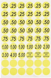 HY-KO Products 30103 Price Labels, 3/4