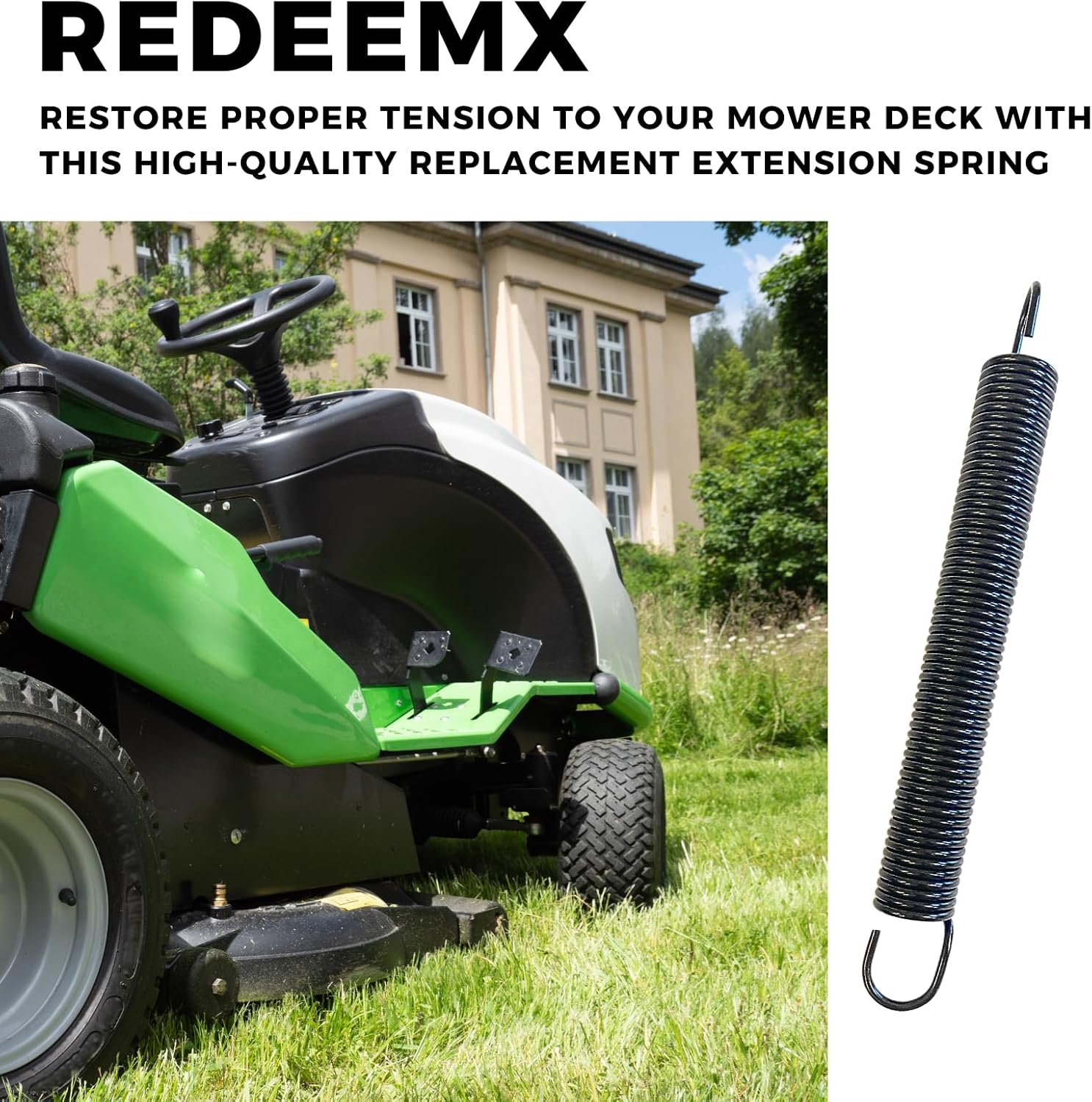 Extension Spring Compatible with John Deere GX25959 Fits ZTrak Z355E Z375R Z525E Z535R Z540M Deck Drive Belt Tightener Spring Replacement