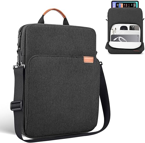 Miniatura 8 de Funda de transporte para tablet de 13.3 a 14 pulgadas para iPad Pro M4 y Air M2M3 2025, iPad de 12.9 pulgadas, portátil de superficie de 13.8