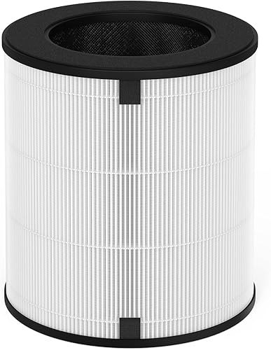 Paquete de 1 filtro de repuesto LV-H133 compatible con purificador LV-H133, número de pieza LV-H133-RF, sistema de filtración 3 en 1