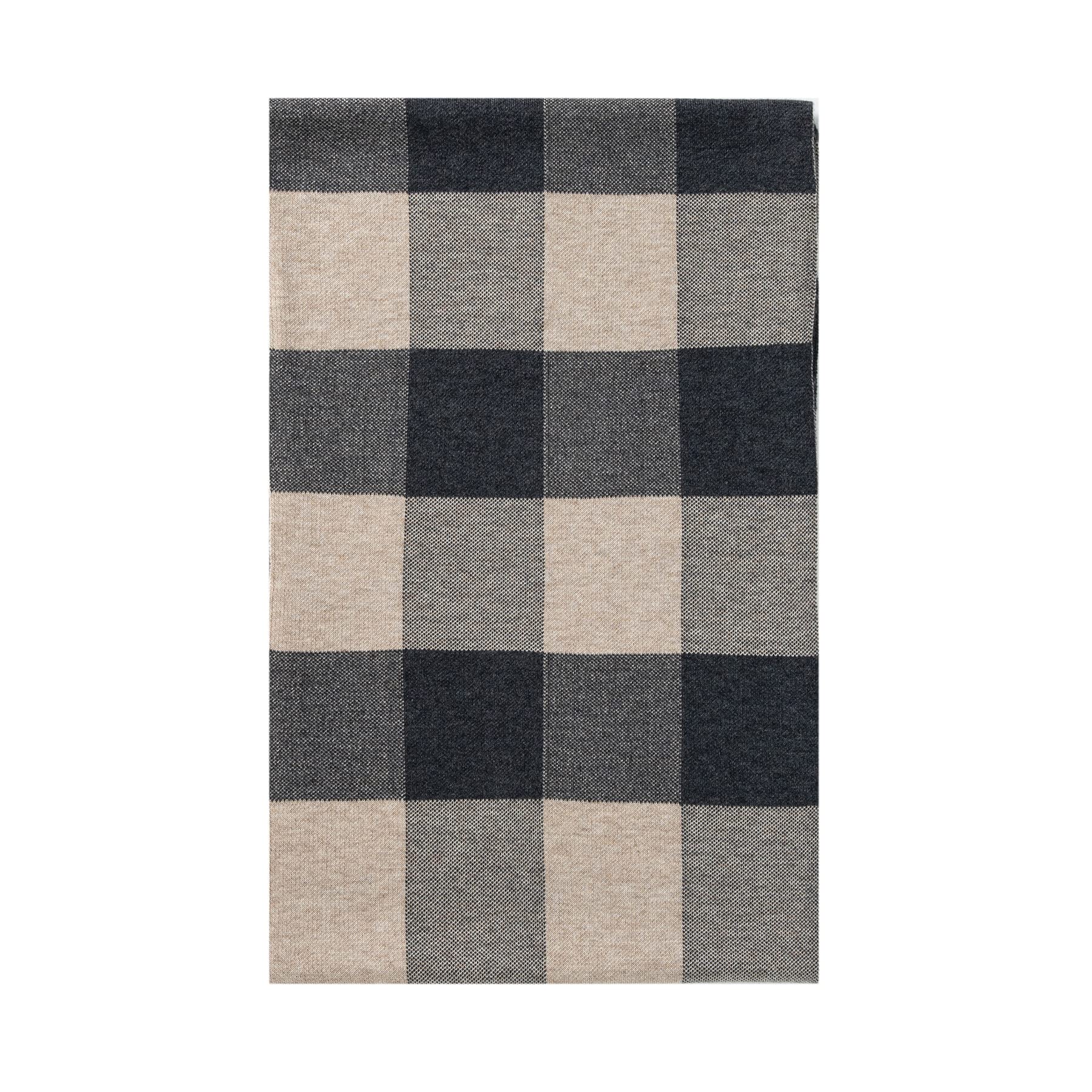Merino Wollschal für Herren, Warme, Leichte Tartan-Plaid-Winter-lange Schals mit Geschenkbox