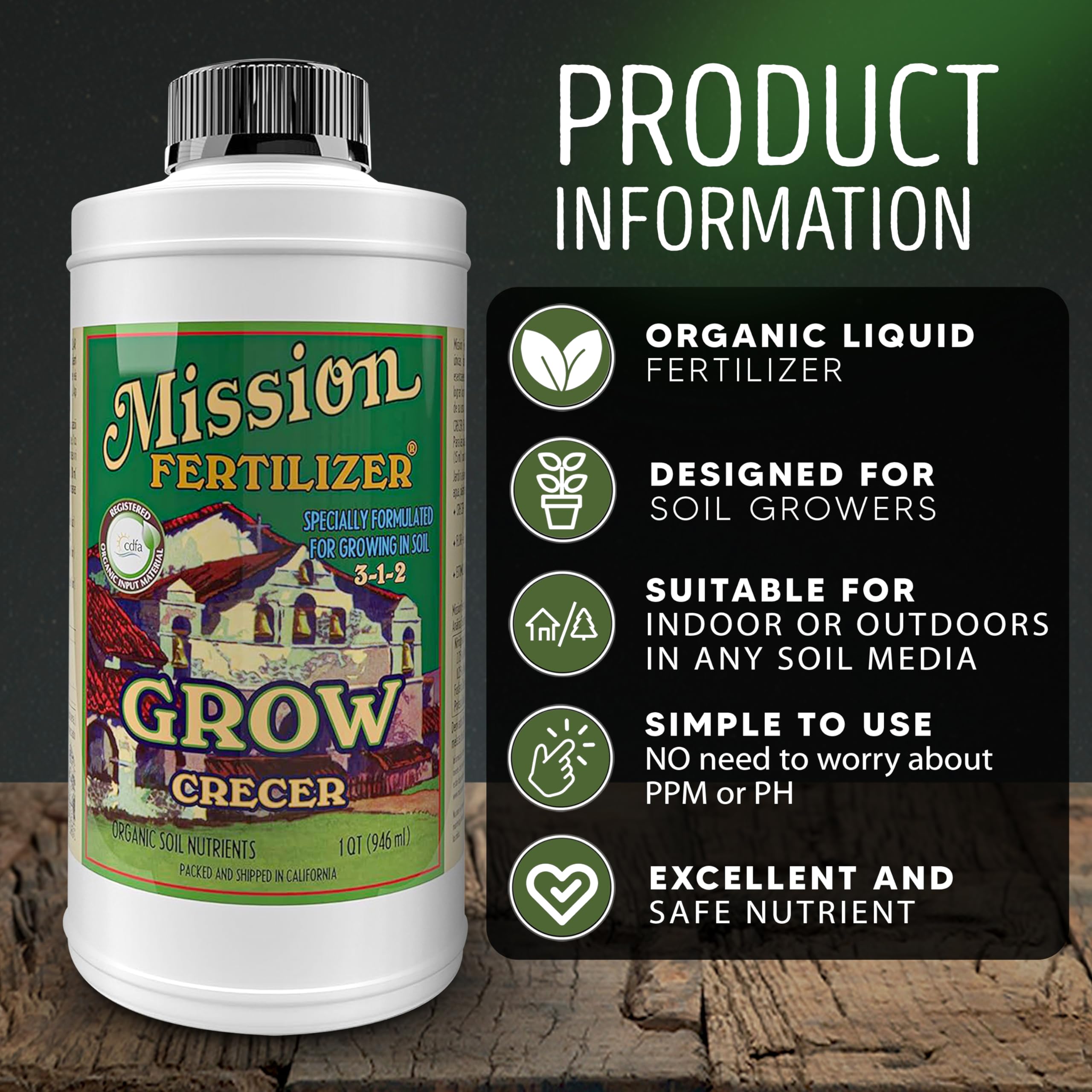 Ｎ　Organic Amazon.com : Grow 3-1-2 Organic Liquid Fertilizer