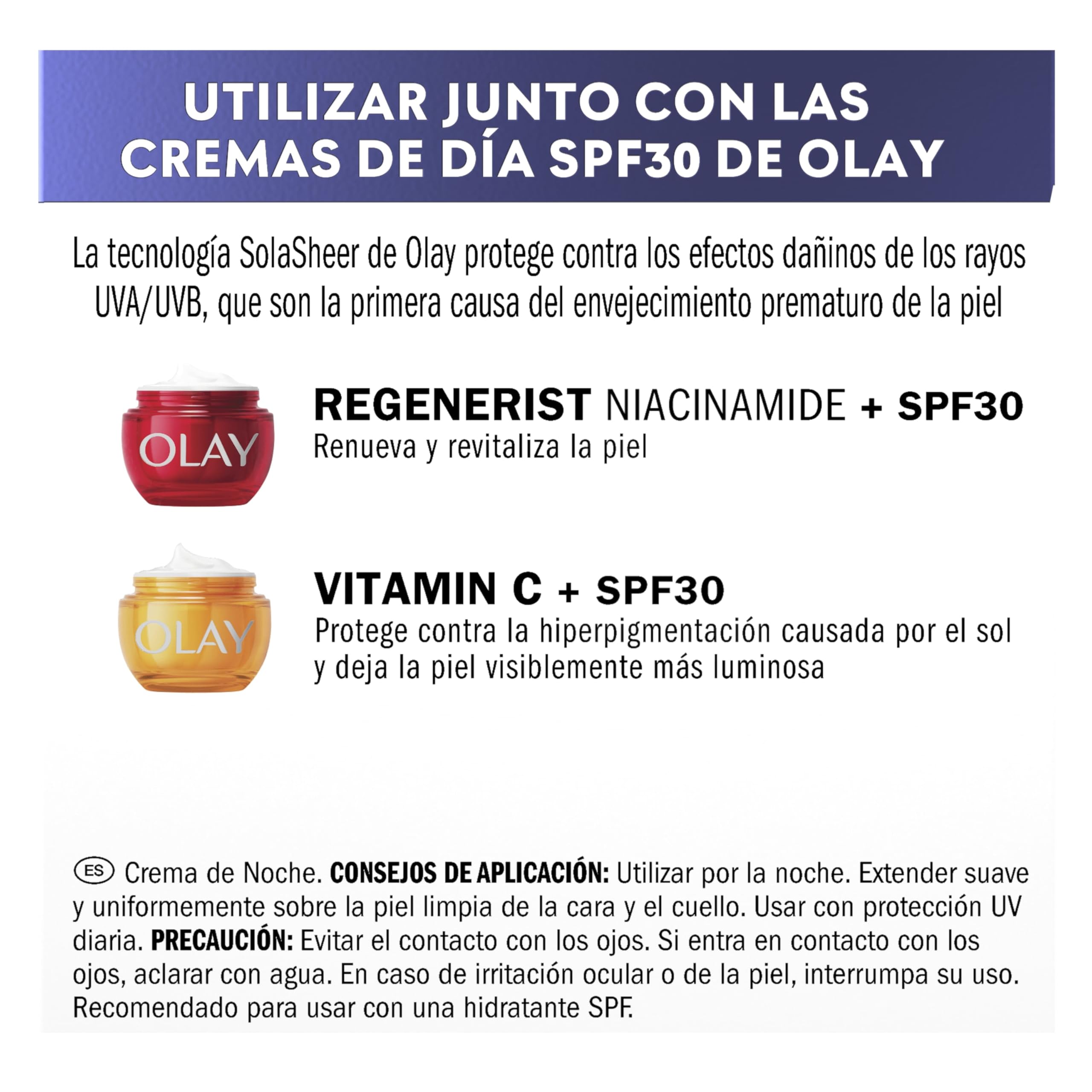 Olay Retinol 24 MAX* Crema de Noche Hidratante Facial, Cuidado de la Piel con Vitamina E Antioxidante, +40%* Glicerina. Cuidado de la Piel Well-aging de Noche: Suaviza, Renueva e Hidrata, 50 ml
