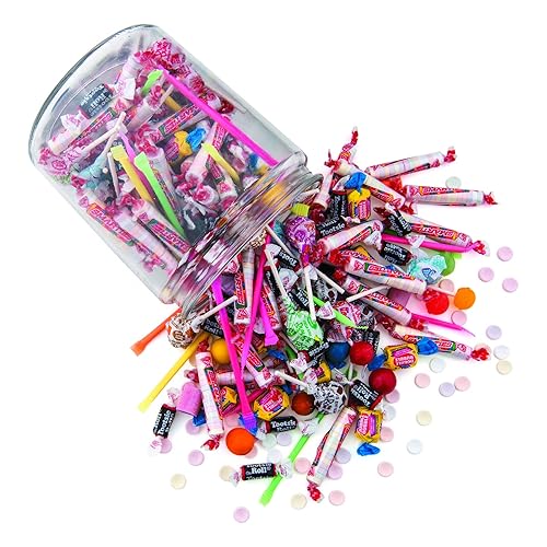 Miniatura 2 de Fun Express Paquete variado de dulces a granel de 1000 piezas, dulces surtidos envueltos individualmente para Halloween, recuerdos de fiesta,