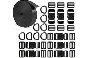 1 Inch Buckle Strap Set: DIY Luggage Strap, Backpack Replacement, Repair Buddy