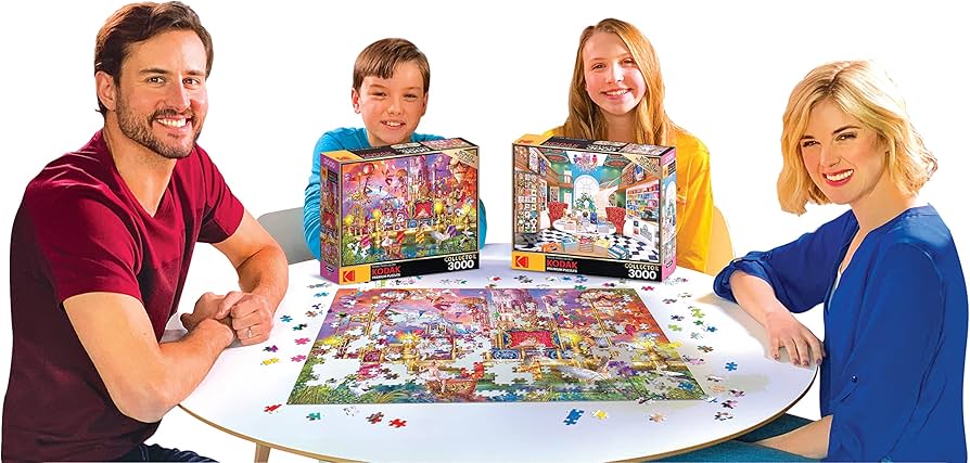 まるさんかくしかく☺︎ Cra-Z-Art Kodak 3000-Piece Vintage Toy Box Adult Jigsaw Puzzle