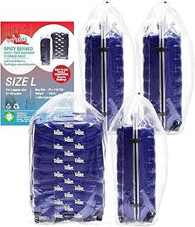 4 pieces of Dust Cover Big Plastic Drawstring Bags Multi-Purpose for Sto...