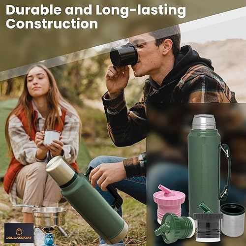 Miniatura 7 de Termo Stopper Pico de Mate Stanley - Tapa de repuesto para botellas clásicas de boca ancha con aislamiento al vacío (1.1 cuartos de galón, 2 cuartos