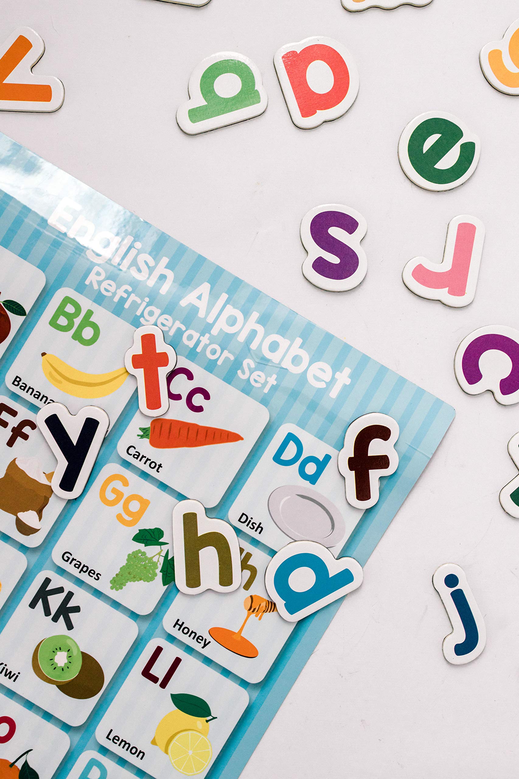 Buy Nemah's House English Alphabet Set Wooden Refrigerator