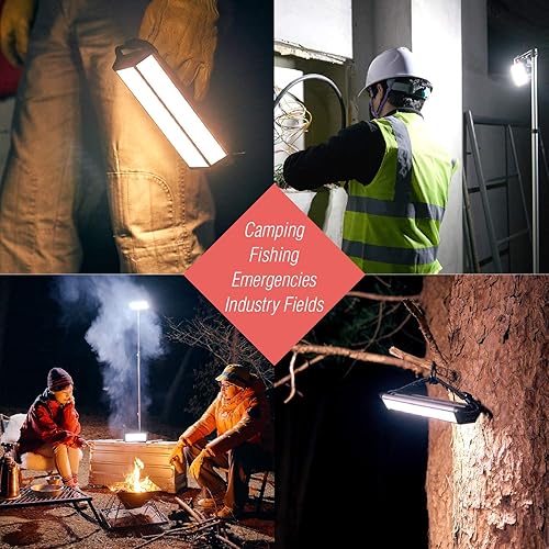 Miniatura 4 de Claymore - Farol de 3 caras + gran superficie recargable, linterna portátil tridimensional para exteriores y banco de energía, 26,100 mAh, 4000