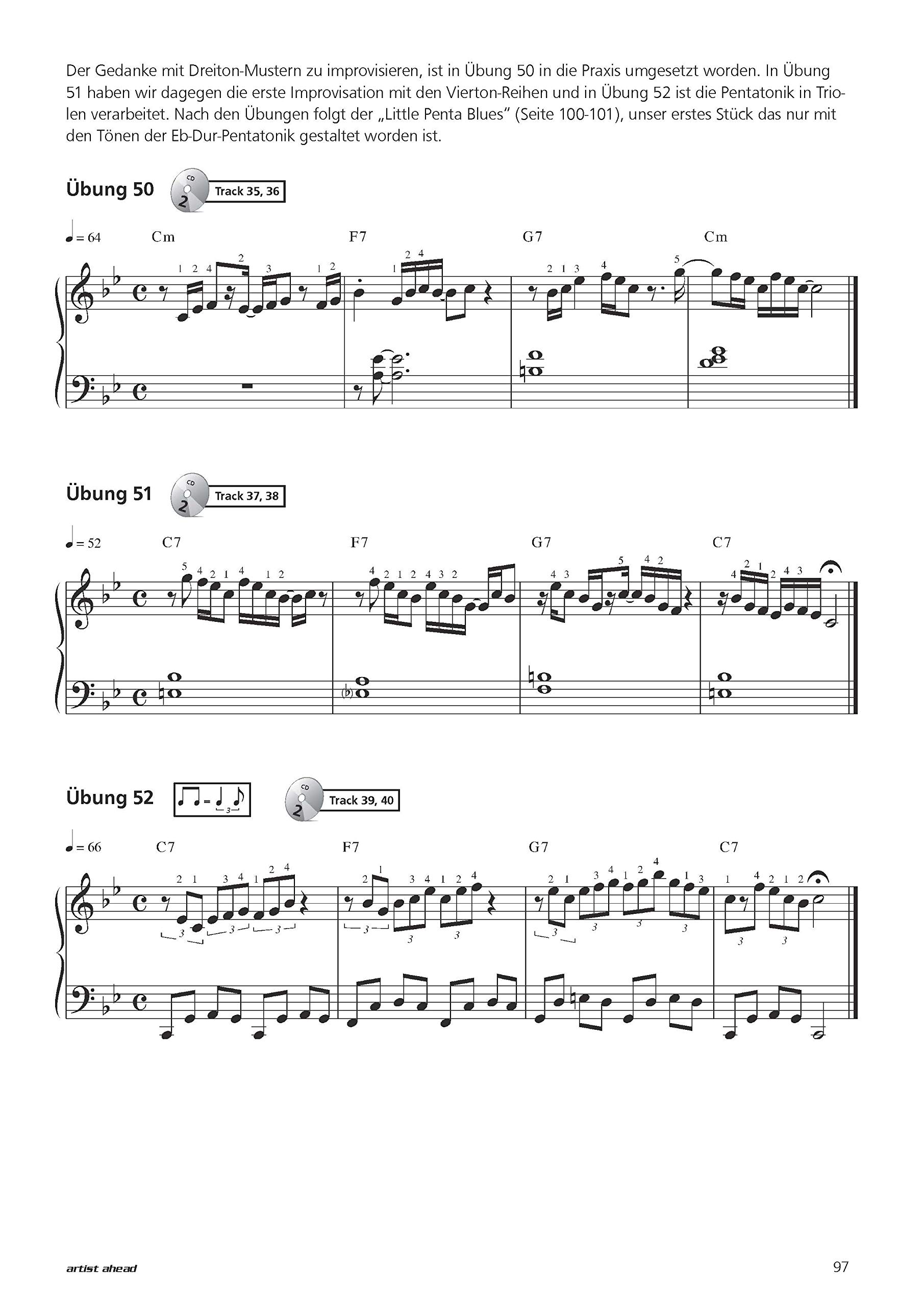 Die außergewöhnliche Schule für Blues-Piano: Der einfachste Weg zur perfekten Blues-Improvisation (inkl. Download). Lehrbuch für Klavier. Klavierschule. Klavierstücke. Klaviernoten. Musiknoten.