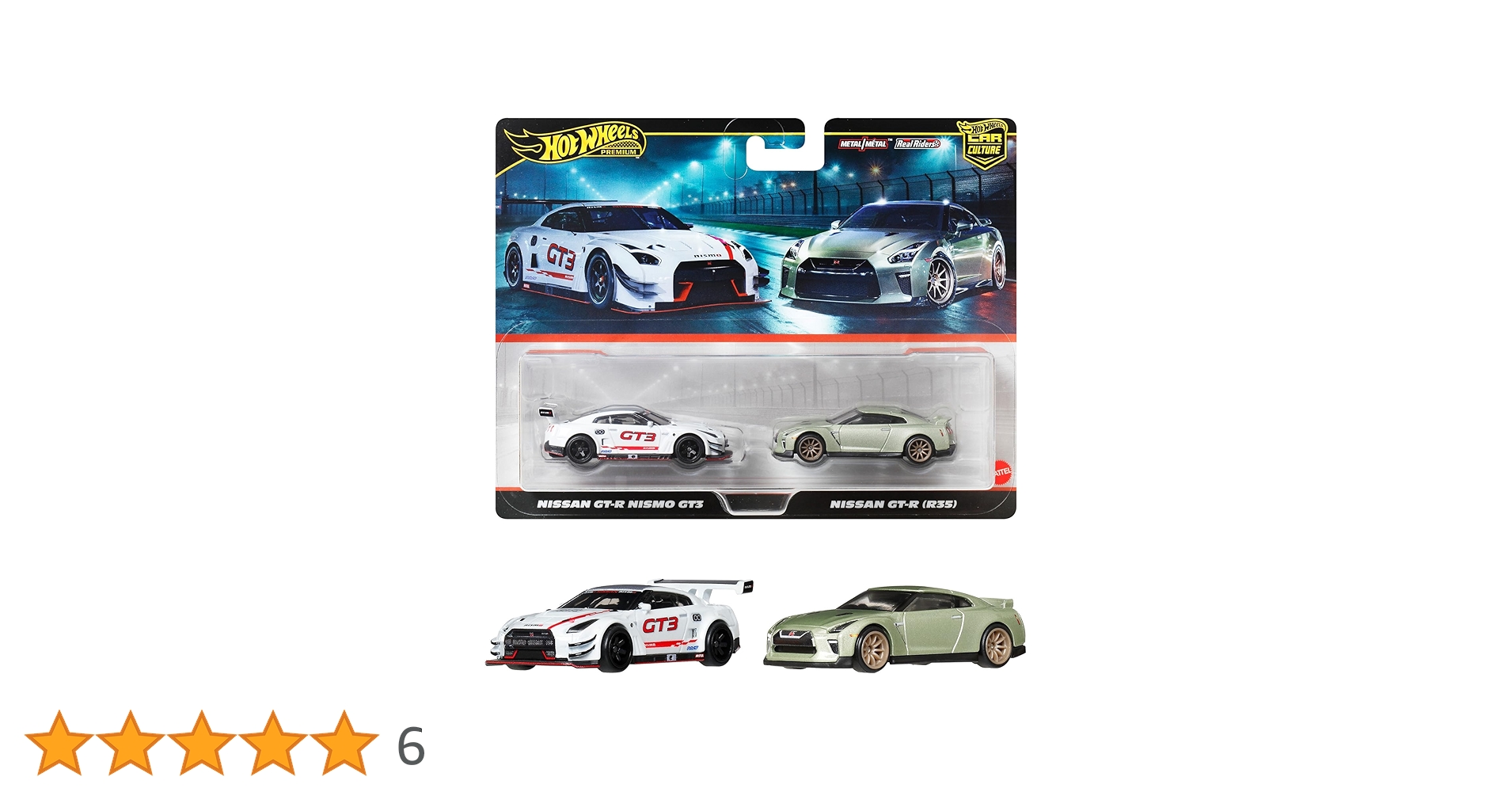 ⭐︎HotWheels プレミアム2パック GTR 3セット⭐︎ Amazon | ホットウィール(Hot Wheels) プレミアム 2パック 日産 GT-R