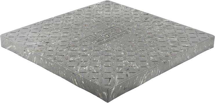 AC Condensing Unit Support Pad 24x24x2 - Air Conditioners Pad - Equipment Support Platform for HVAC Units, Generators, AC Condensers, Beehives & More - 100% Recycled Plastic