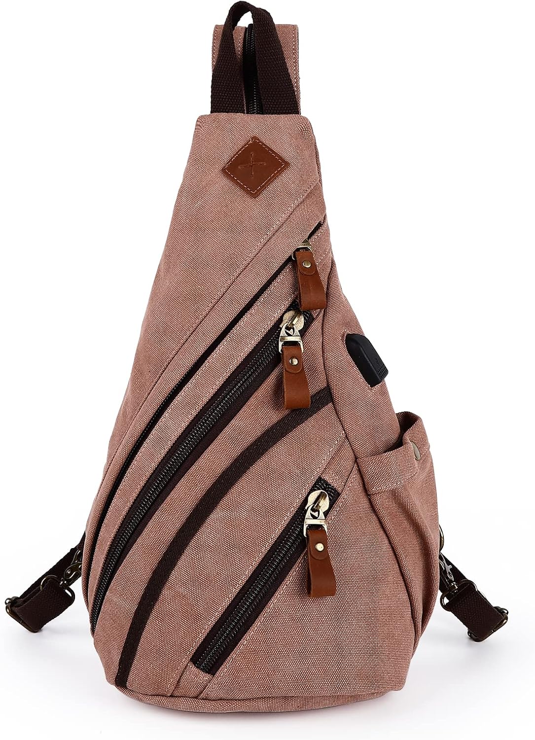 Bolso de mensajero de lona para los hombres pequeña mochila hombro mochila mochilas de mujer