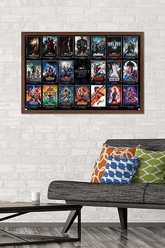 Miniatura 2 de Trends International Marvel Avengers: The Infinity Saga - Póster de pared de una hoja, 34 pulgadas de largo x 22.4 pulgadas, versión enmarcada de