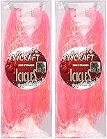 Vista 13 de YYCRAFT Icicles Tinsel 3000 Strand, Negro