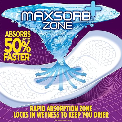 Miniatura 8 de Prevail Prevail - Almohadillas de control de vejiga para incontinencia probada - Almohadillas para fugas de vejiga - Absorción muy ligera, largas,