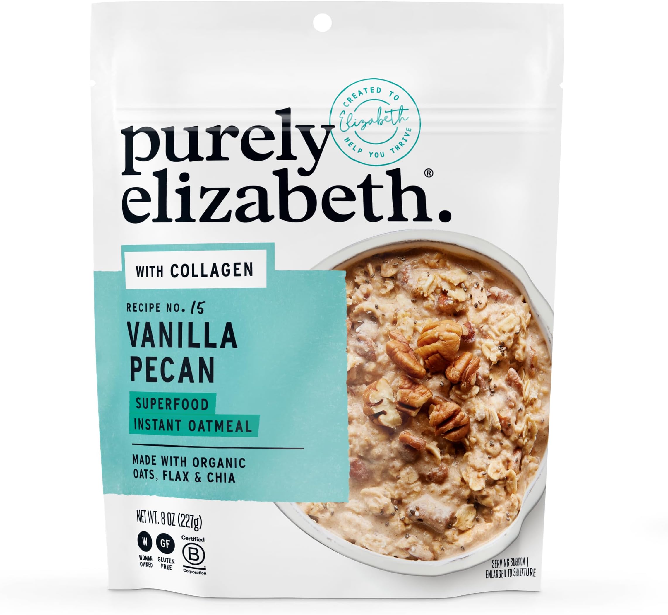 Oat Pouch Collagen Vanilla Pecan, 8 Ounce