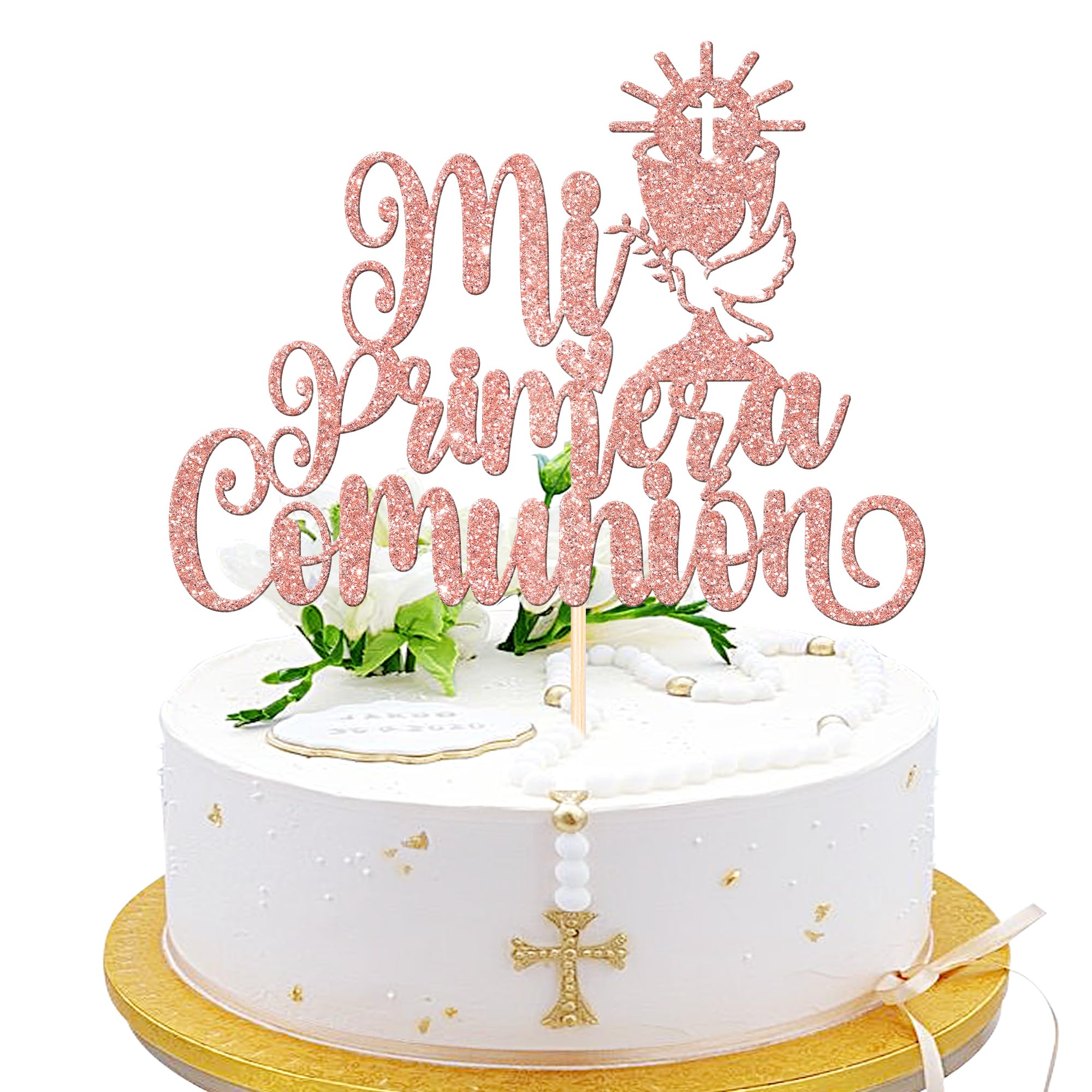 Mi Bautizo Decoracion Para Bautizo De Niño, Purpurina Dorada Mi Bautizo,  Decoración Para Pastel De Primera Comunión, Decoración De Baby Shower,  Niñas Y Niños, image size:2000x2000