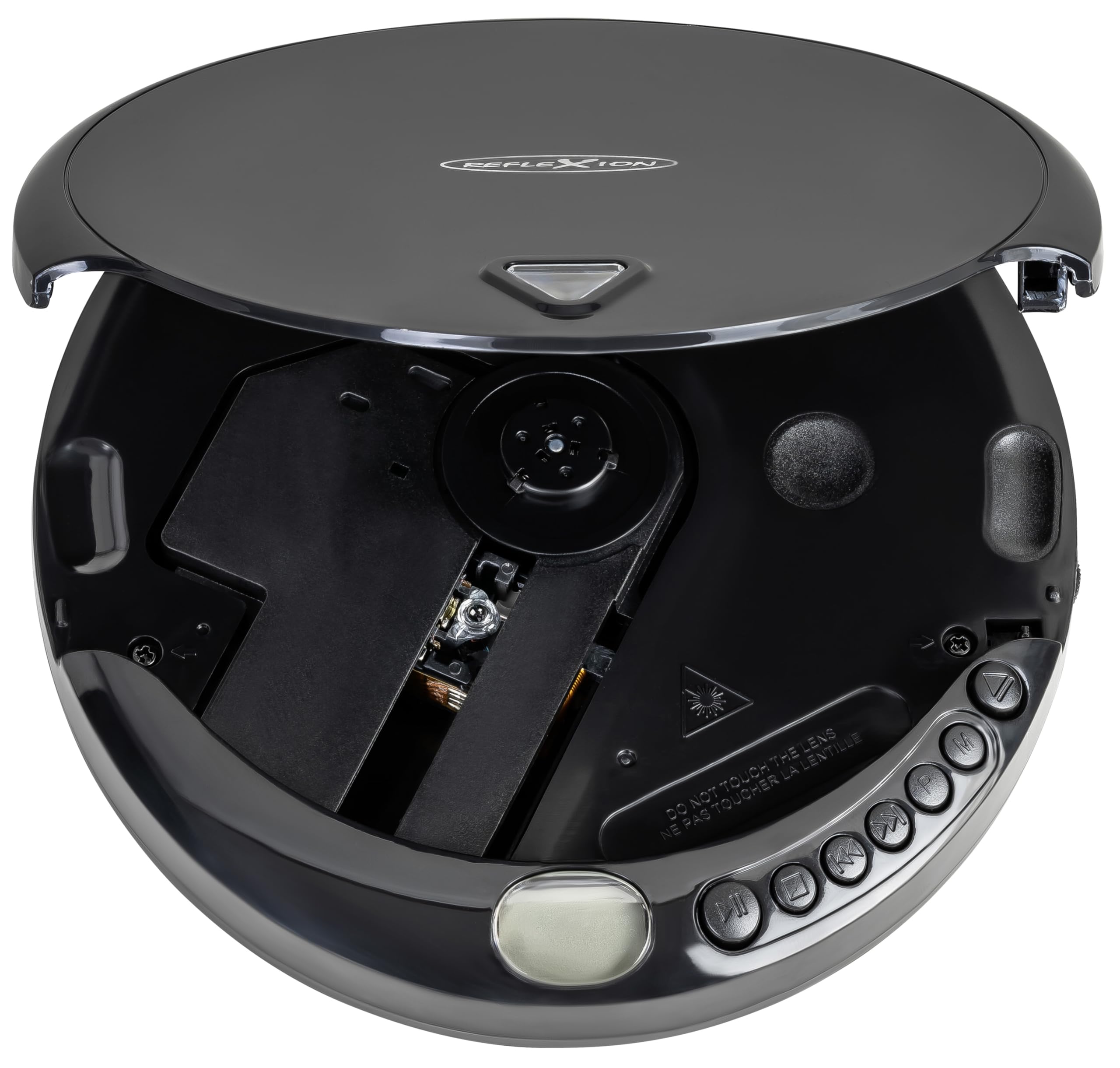 PCD400 tragbarer CD-Player, Wiedergabe von CD, CD-R, CD-RW inkl. Ohrhörer + Netzbetrieb möglich
