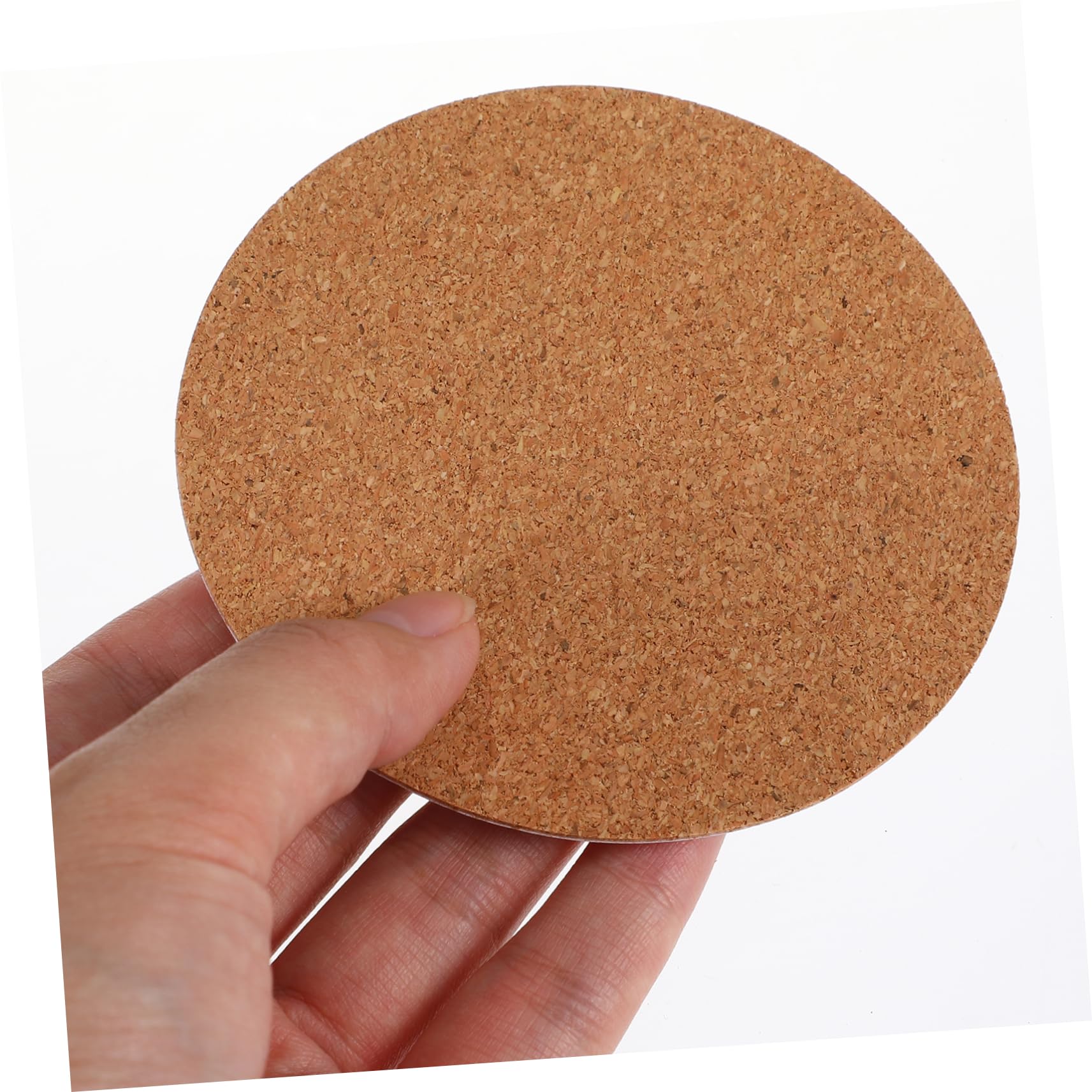 STOBOK 5 Sätze Untersetzer Aus Kork Saugfähig Korkrücken Wohnzimmerdekor Tassenpads Für Zu Hause Hitzebeständige Tassenuntersetzer Esstisch Runde Schalenmatten Light Brown 60 Stück * 5