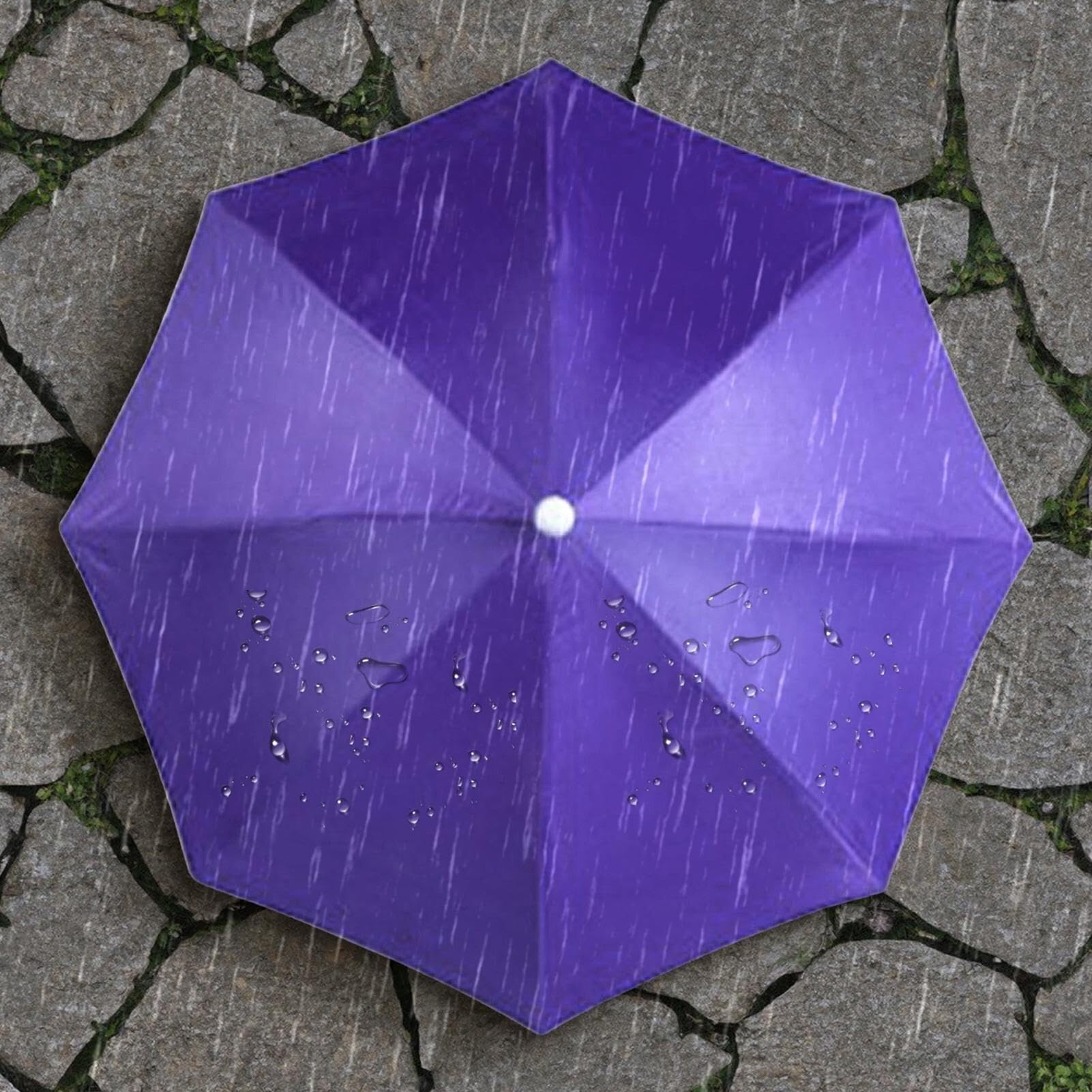 Kapelusz parasolowy z poliestru w kolorze srebrnym | Wielokolorowy 69 cm Wędkarstwo Piesze wycieczki Kemping: Zestaw głośnomówiący Sun Rainion