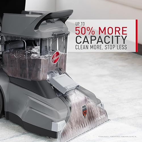 Miniatura 20 de Hoover Power Scrub FH50150 - Máquina limpiadora de alfombras, champú vertical, color rojo