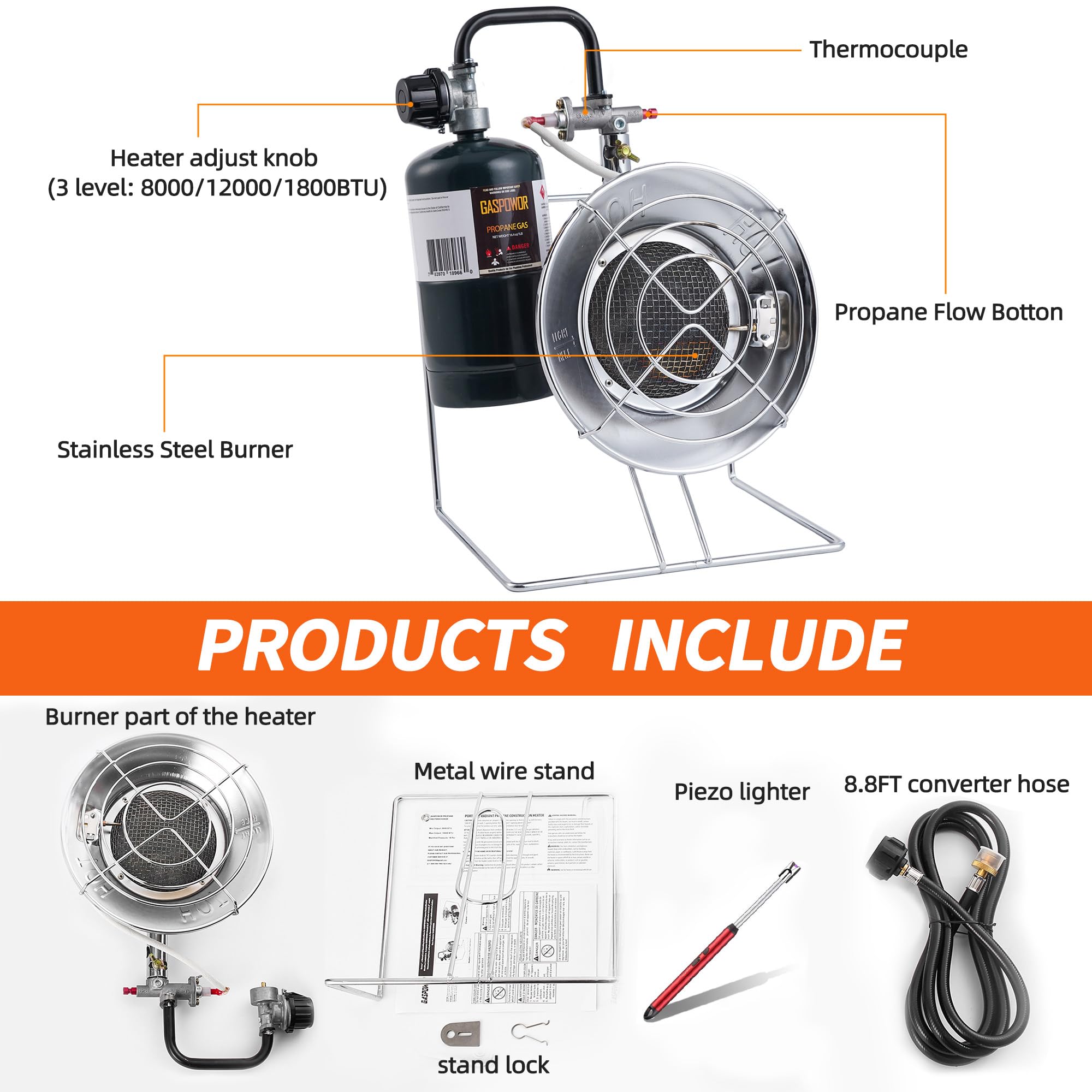 Heater Cooker Mr Heater Triple Burner Propane Heater Heater® Tank