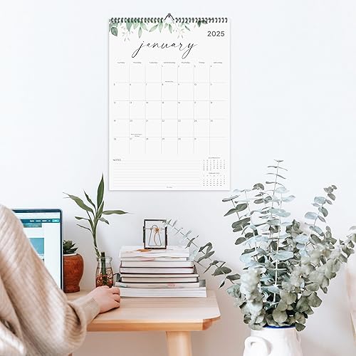 Miniatura 2 de Calendario de pared 2024-2025, 18 meses, desde enero de 2024 hasta junio de 2025, fechas julianas, calendario de pared grande de 17 x 12 pulgadas