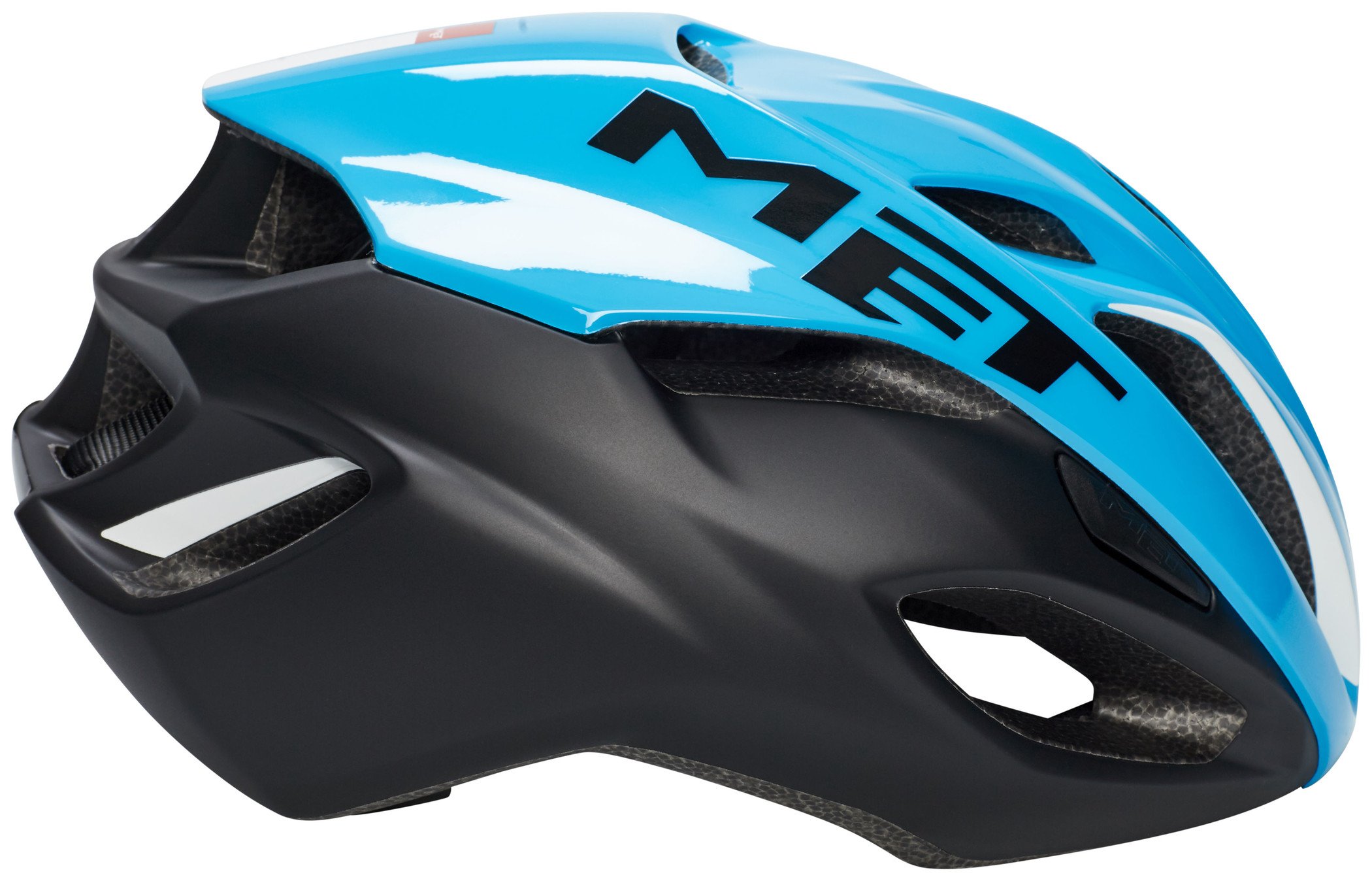 Kask MET RIVALE niebieski/czarny