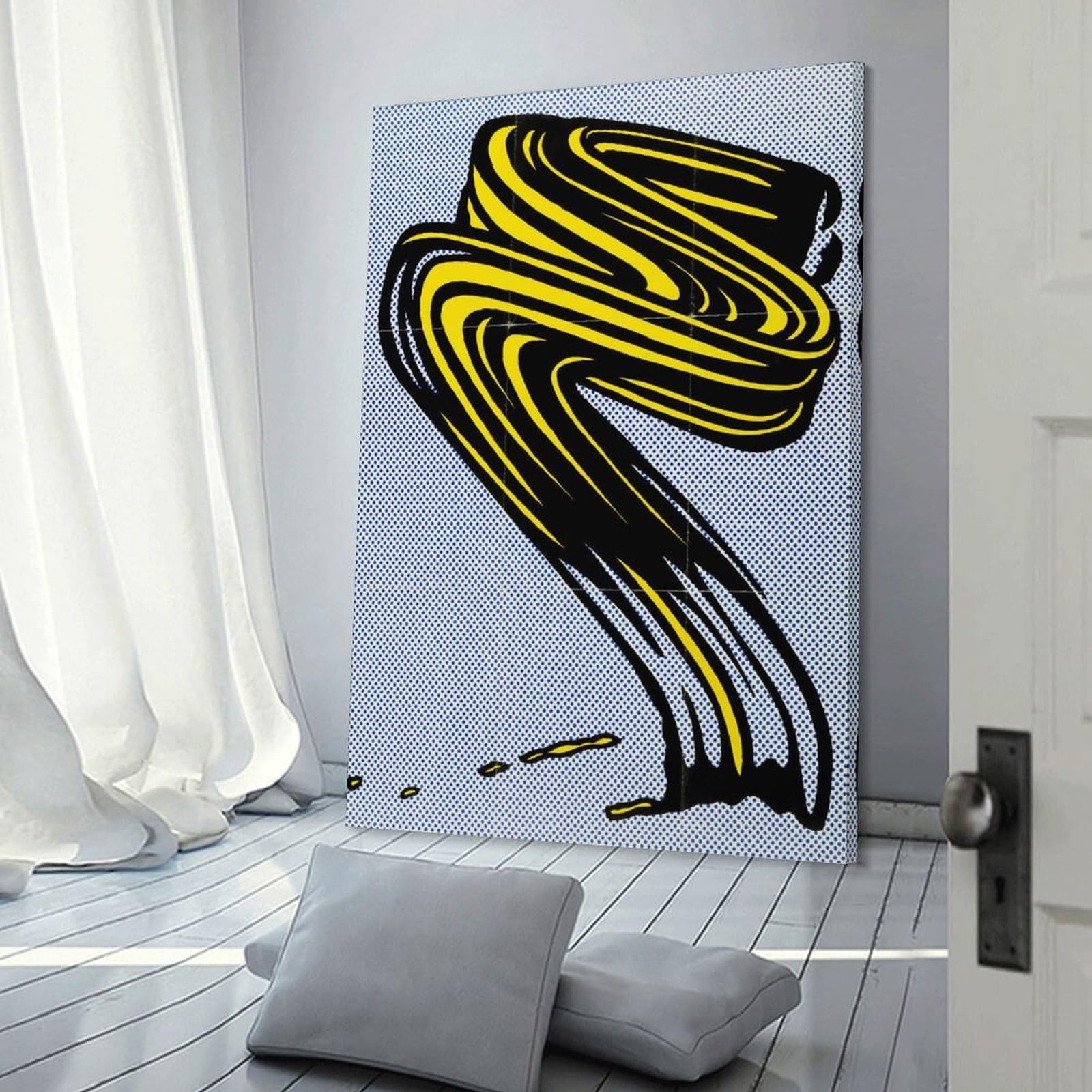 Amazon.co.jp: ロイ・リキテンスタイン「一挙」絵画 モダン