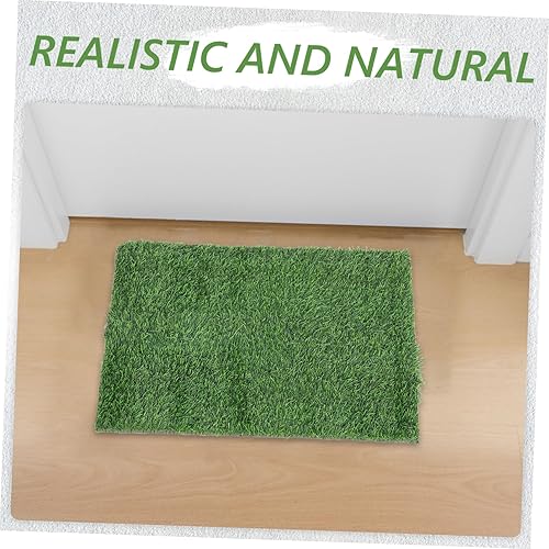 Miniatura 9 de Happyyami 3pcs Turf Floor Mat Carpet Lawn Artificial Turf Outdoor Rug Artificial Grass for Dogs Gazon Aquarium Turtle Tank Grass Tiles Artificial