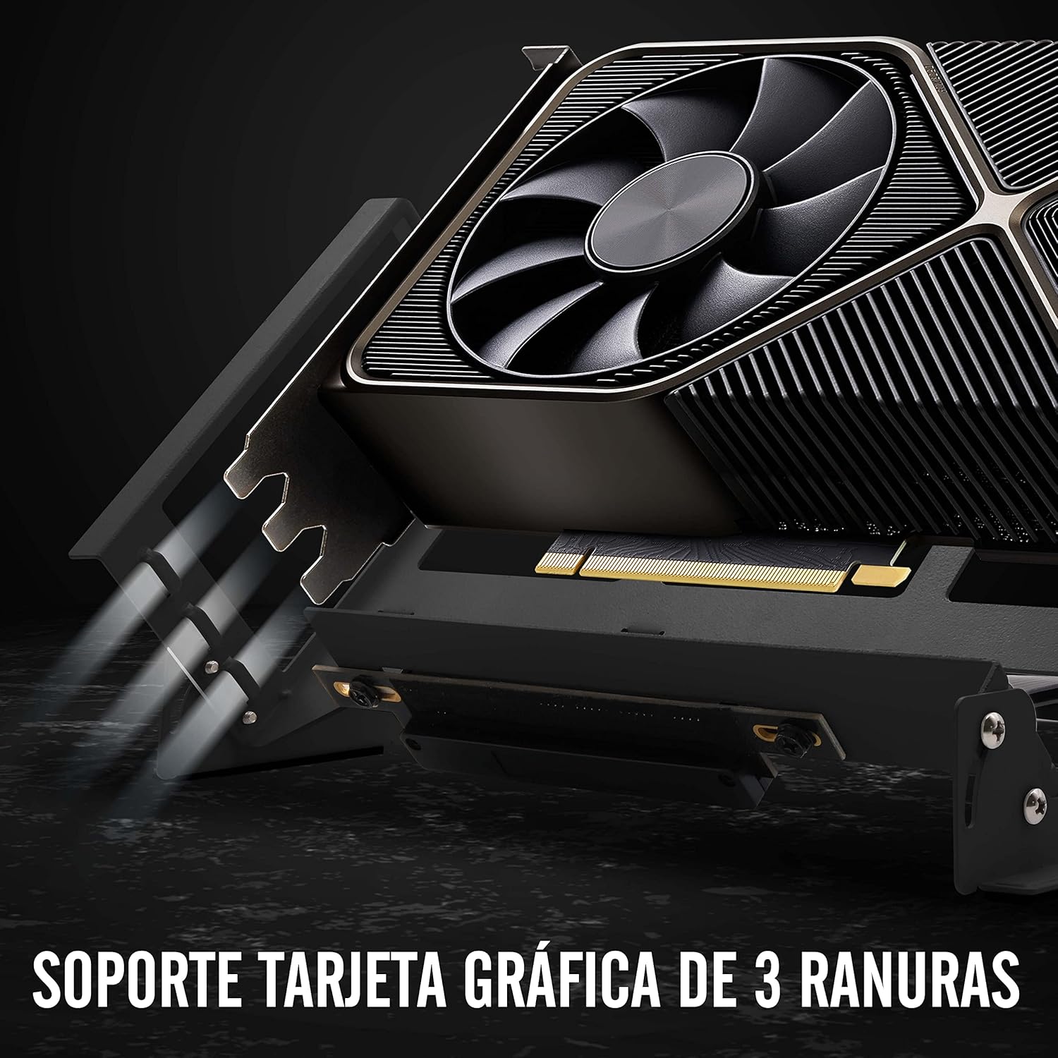 EZDIY-FAB PCIe 4.0 GPU supporto scheda grafica con regolazione multi-angolo, kit di supporto scheda video VGA con PCIe 4.0 X16 Gen4 17 cm/6.69 in cavo riser nero EZDIY-FAB PCIe 4.0 GPU supporto scheda grafica con regolazione multi-angolo, kit di supporto scheda video VGA con PCIe 4.0 X16 Gen4 17 cm/6.69 in cavo riser nero