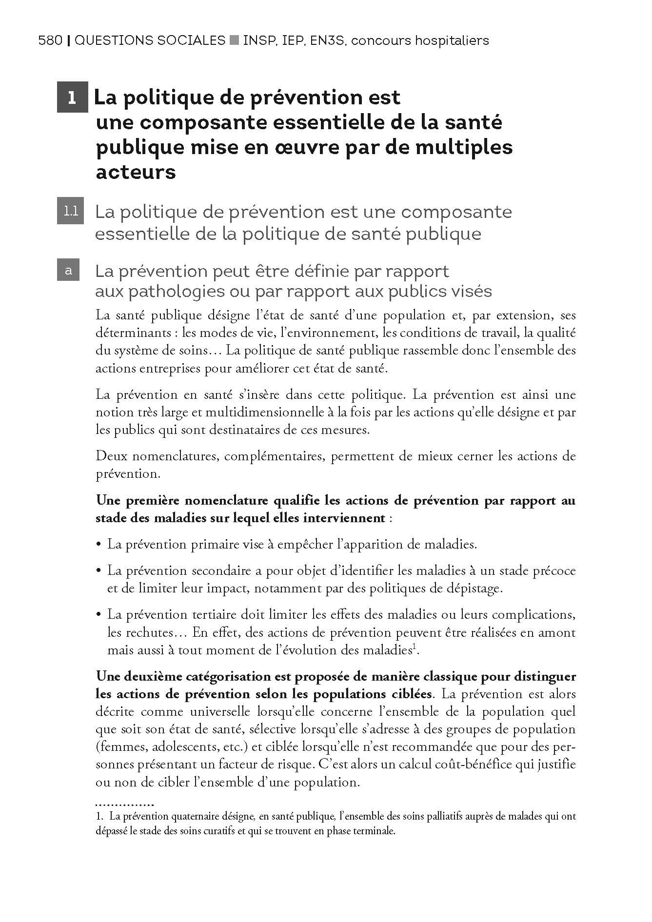 Questions sociales: INSP, IEP, EN3S, concours hospitaliers