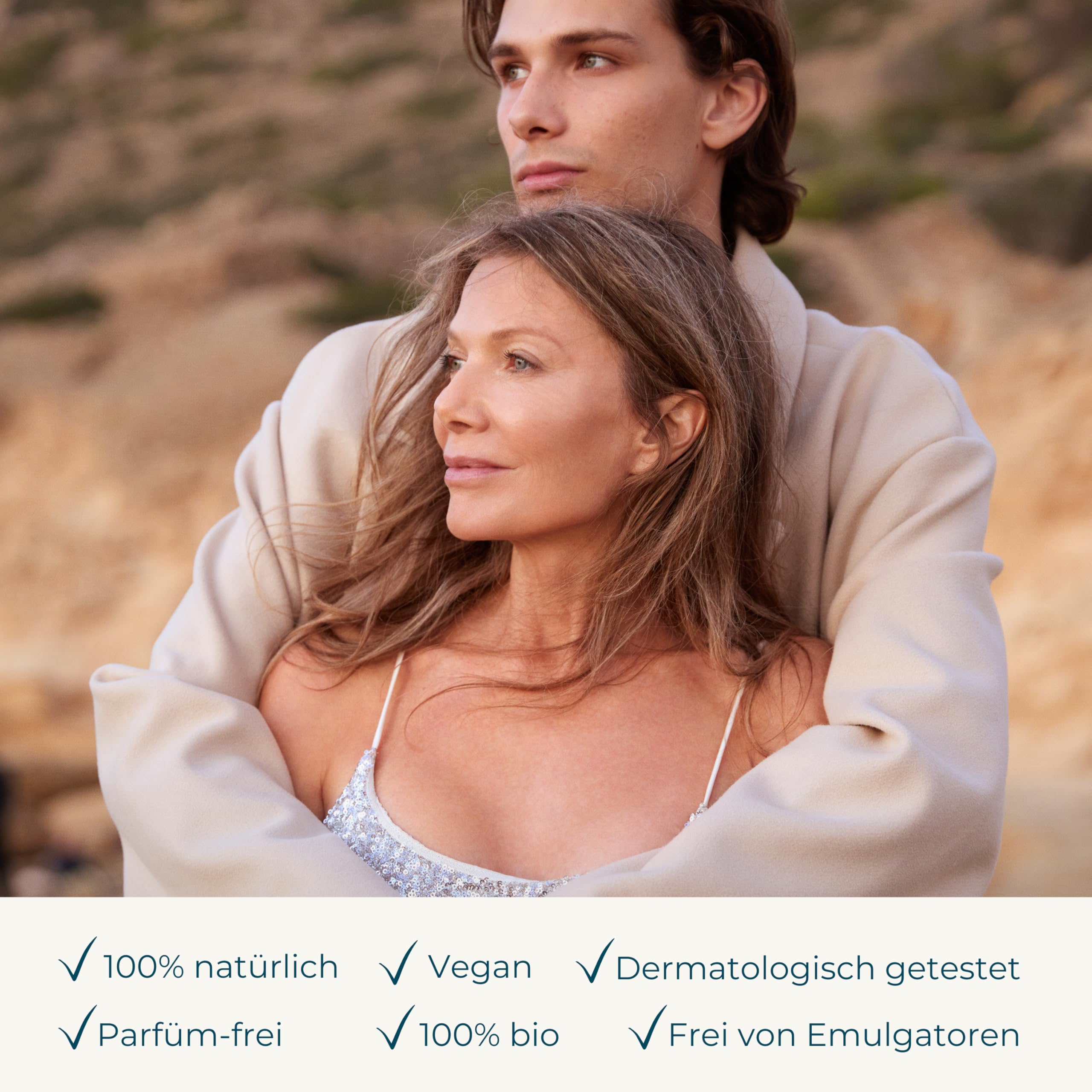 Skin Repair Feuchtigkeitscreme mit Aloe Vera, Hyaluron & Edelweiss - vegane Gesichtscreme für trockene Haut