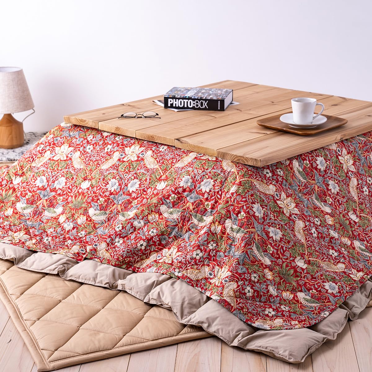 Amazon｜西川 マルチカバー 超長方形 200×280cm 綿100％ こたつ 上掛け