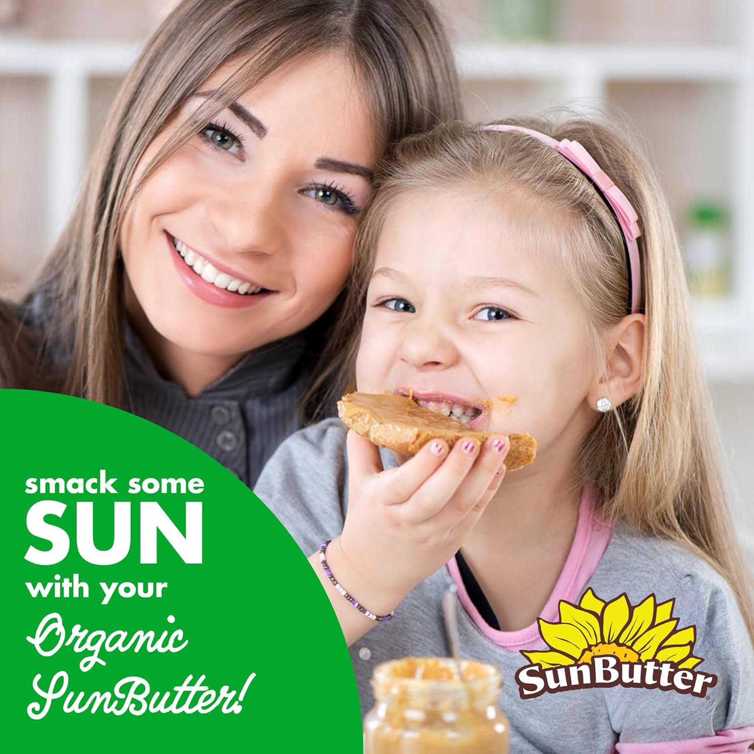 SunButter Organic Sunflower Seed Butter, 16 oz (6 Pack of 6) - Nut Free Spread with 7g Plant-Based Protein, Roasted Rich & Savory Flavor, Smooth Texture, Vegan, Kosher & Non-GMO