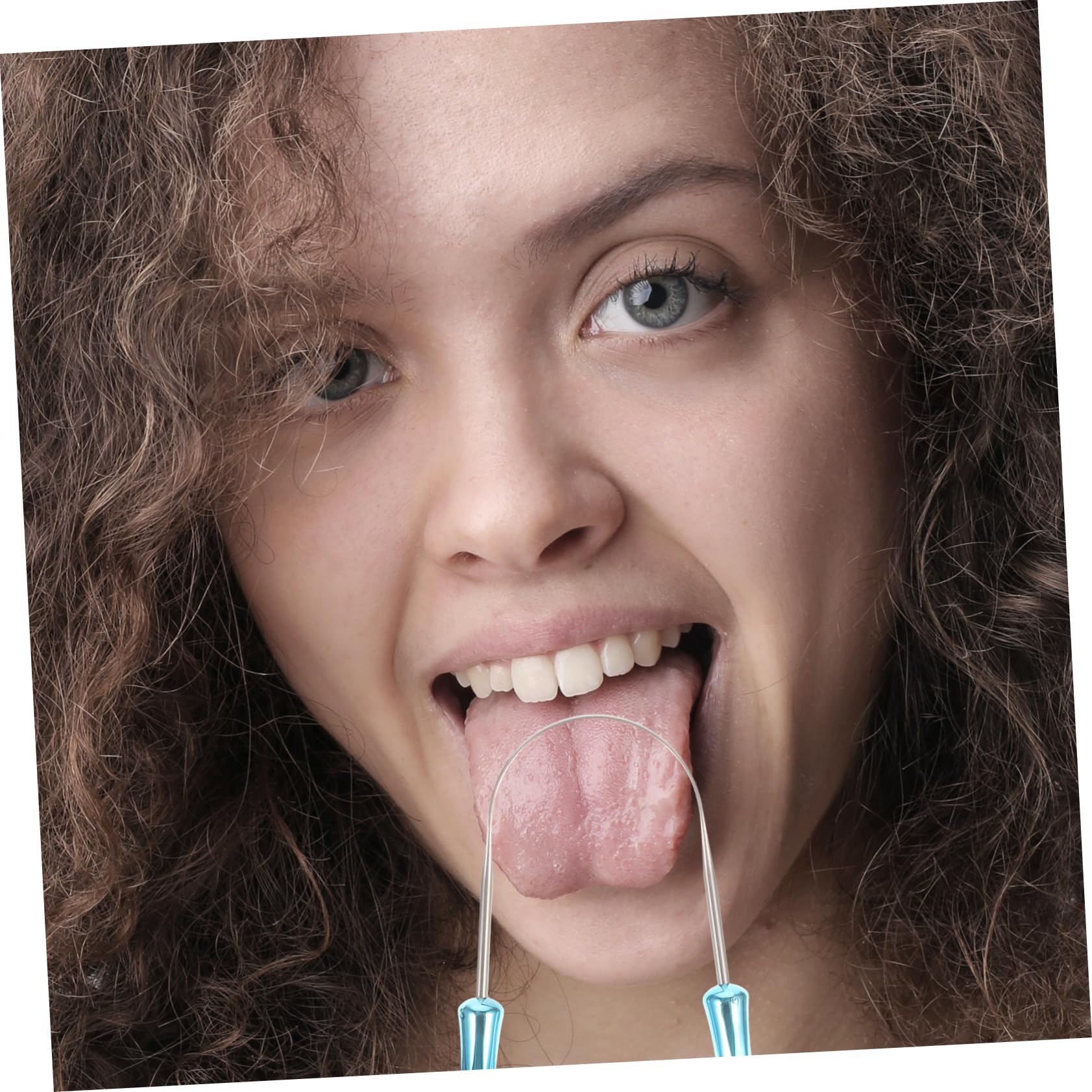 PartyKindom Stainless Steel Tongue Scrapers for Adults 2pcs U-shaped Cleaning Scrapers Tongue Scaper Removes Food Particles