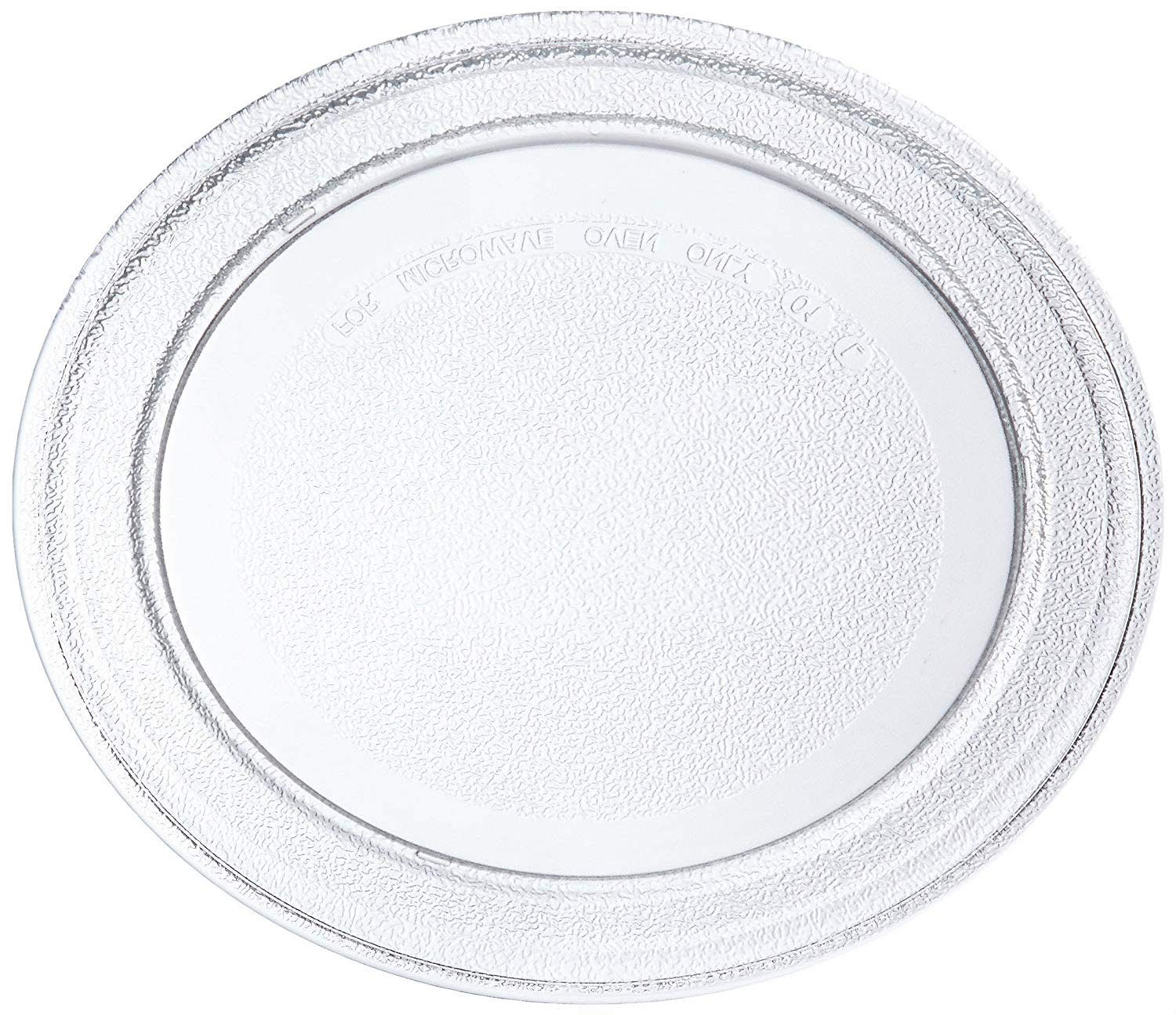 Universal Replacement Microwave Glass Turntable Plate with Flat Profile 245mm No Indents/Holes