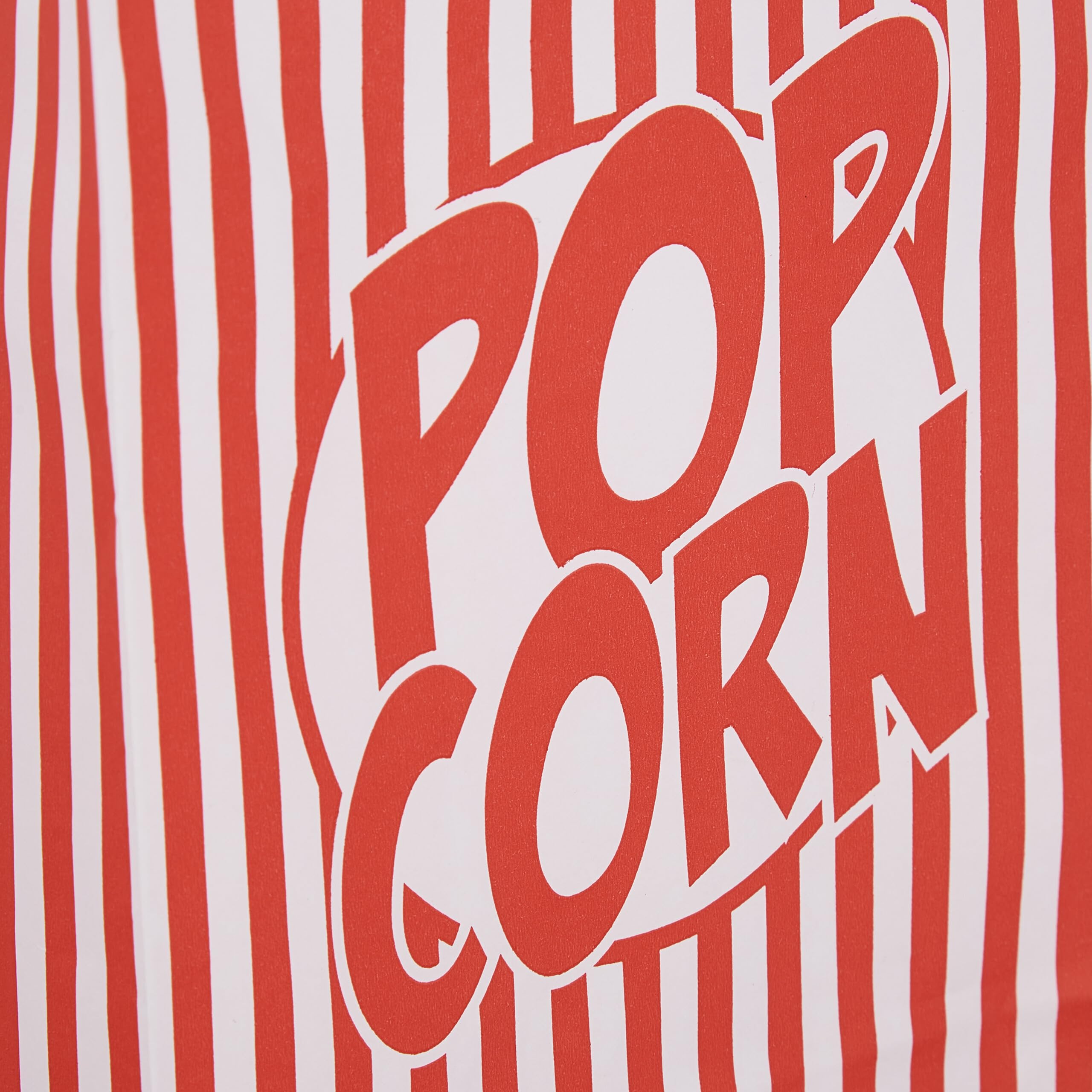 Relaxdays Sachets à popcorn, lot de 240, rayés, petits sacs, pour soirée cinéma, en papier, style rétro, rouge/blanc