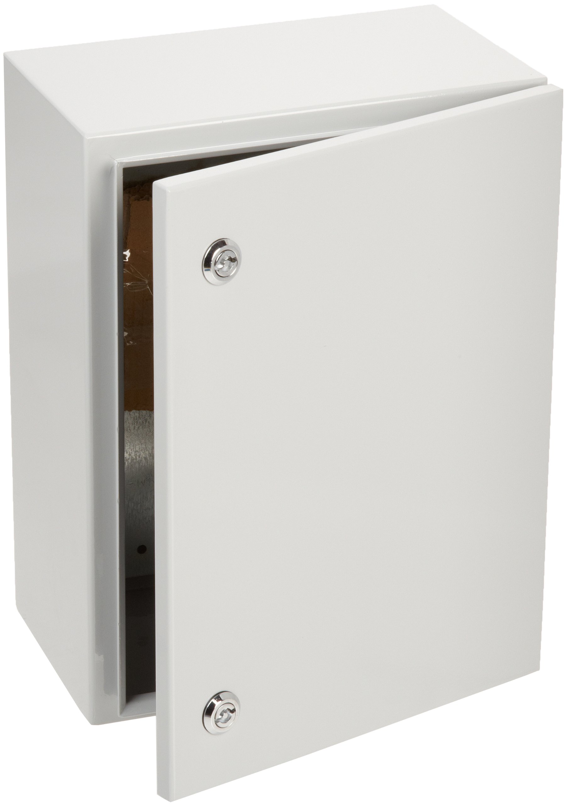 BudIndustries SNB-3736 Series SNB Steel NEMA 4 Sheet Metal Box 15.75" L x 11.81" W x 7.87" H, Gray