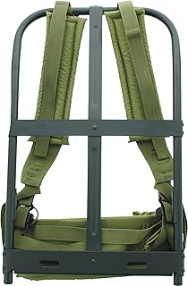 Army Universe New Black Military Alice Pack Frame with Olive Drab Suspender Straps & LC-1 Kidney Pad
