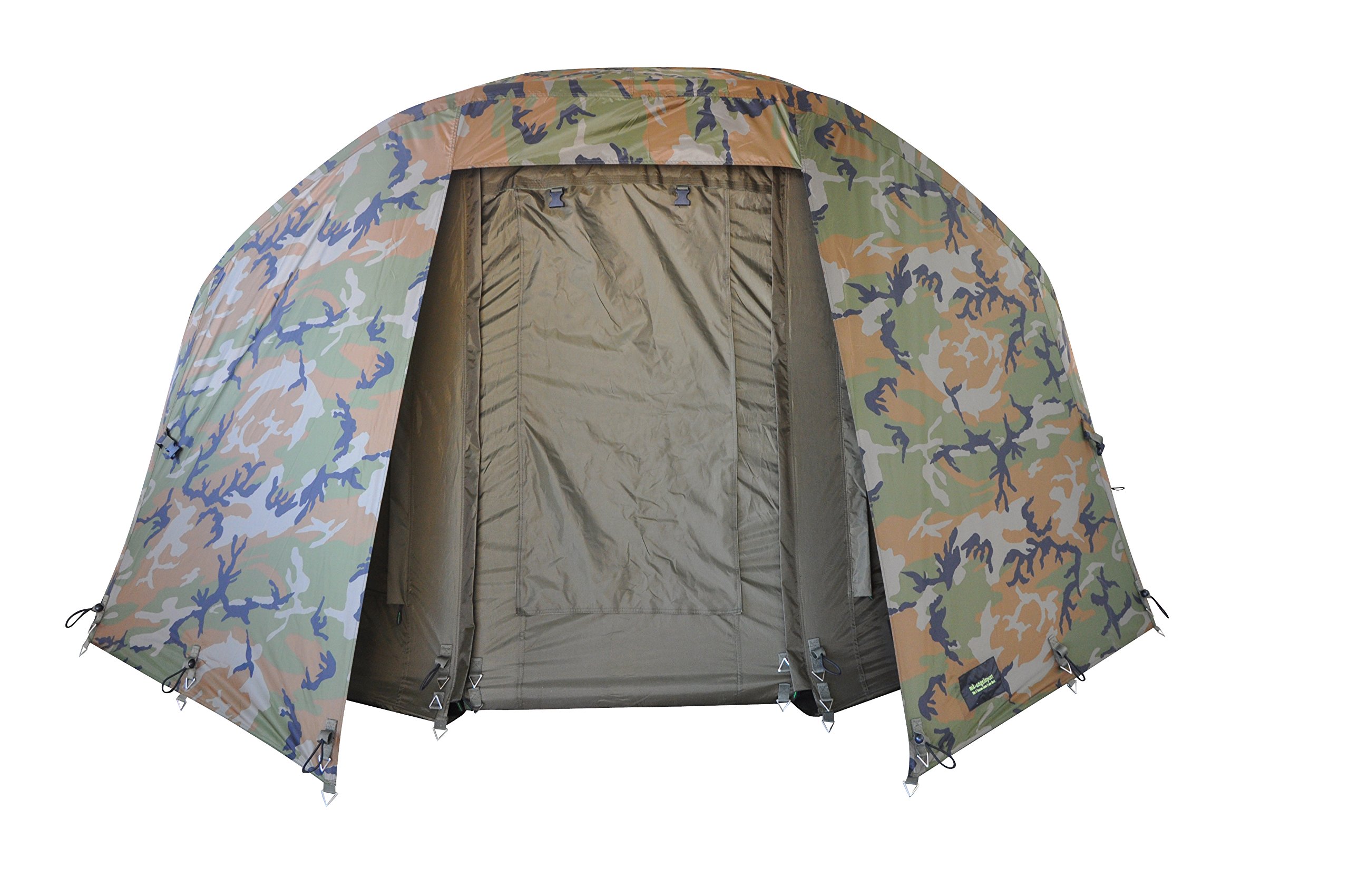 MK-Angelsport Winterskin für 5 Seasons Camouflage 2- Mann Dome (kein Zelt nur Überwurf), Carp Dome, Overwrap for Bivvy/Angelzelt